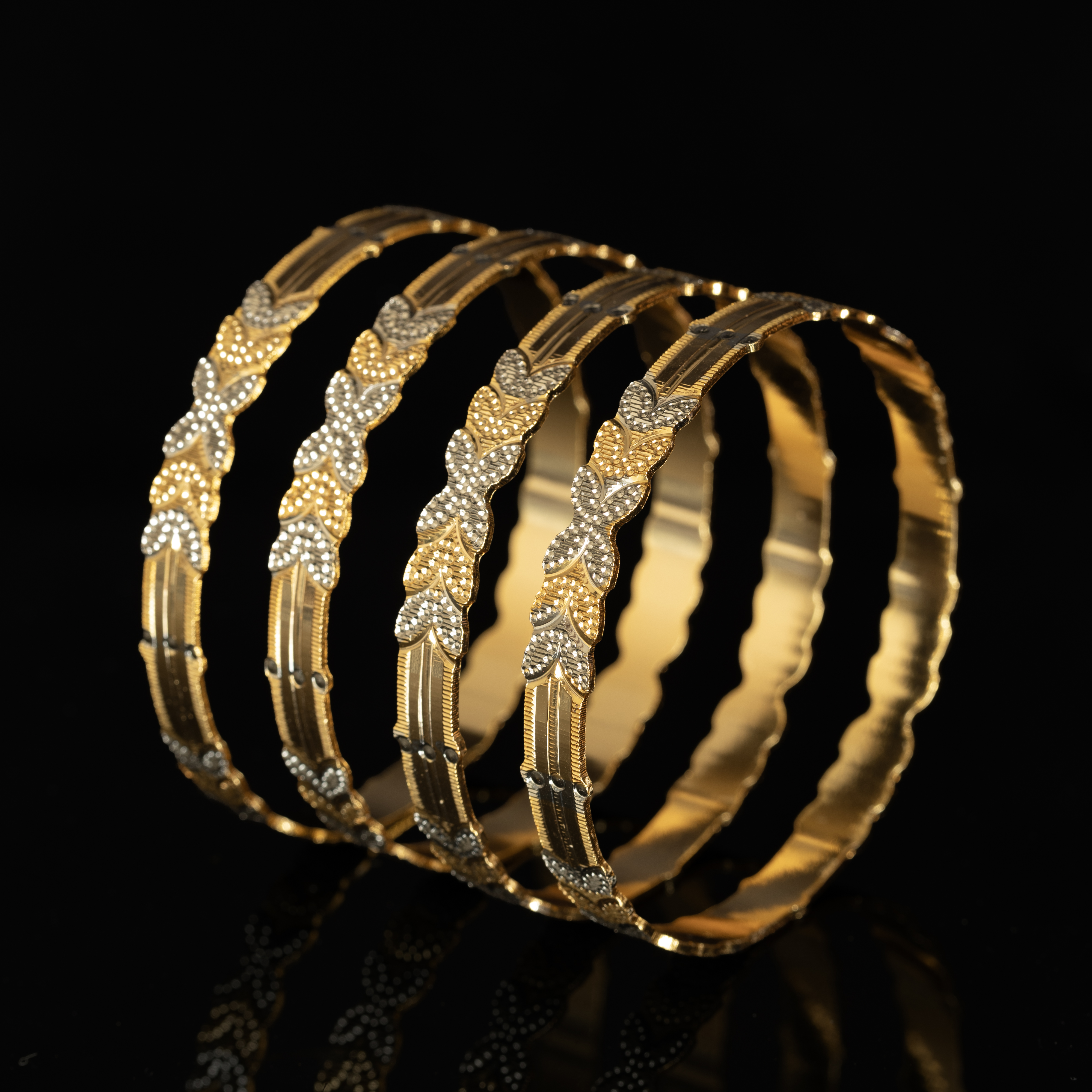 Leaf Duo Bangles