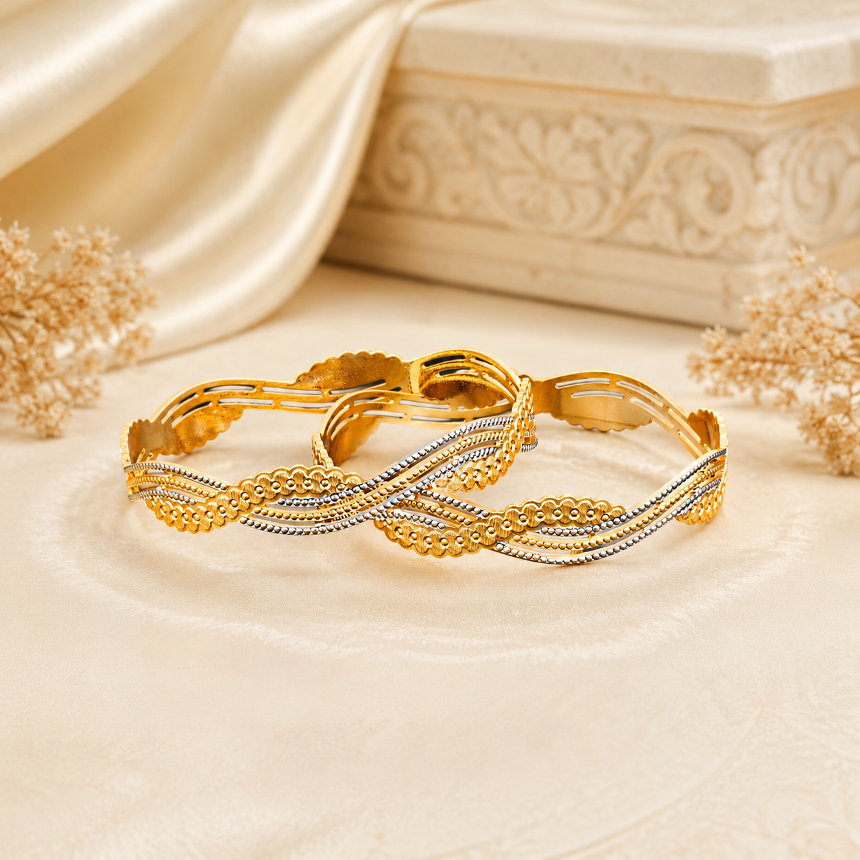 Twist Dual Glow Bangles 