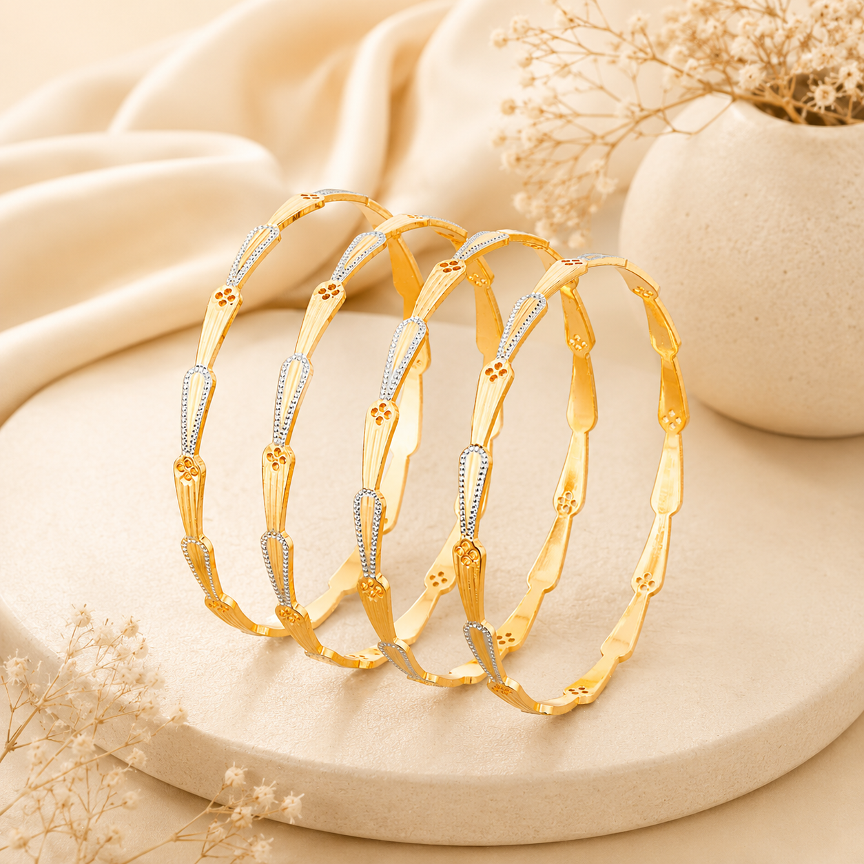 Eternal Glow Sleek Bangles