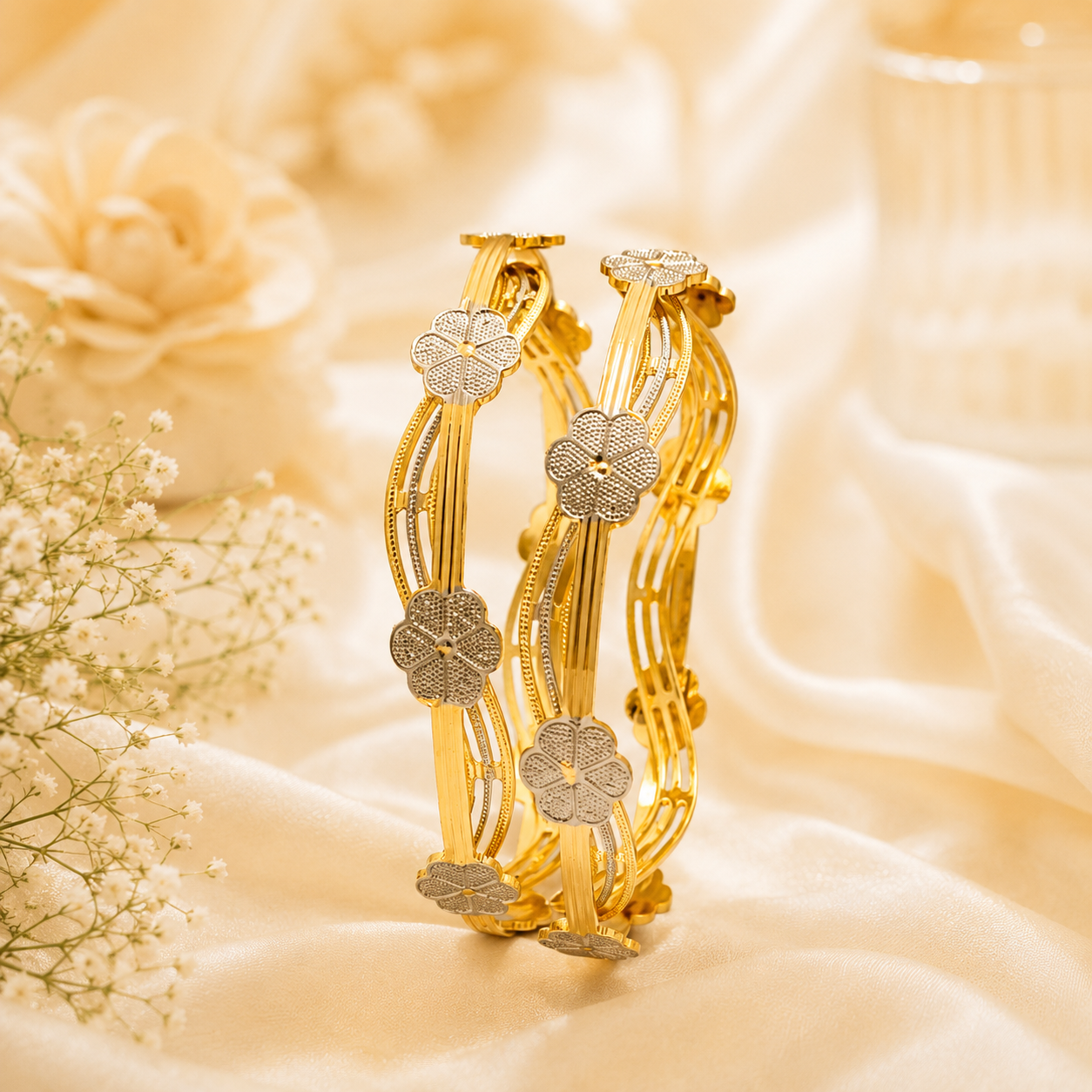 Flower Gold-Petal Wave