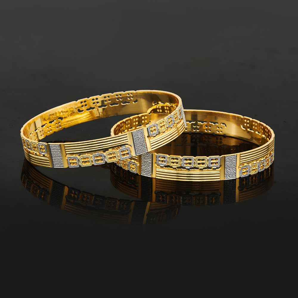 Dual-Tone Liner CNC Bangles
