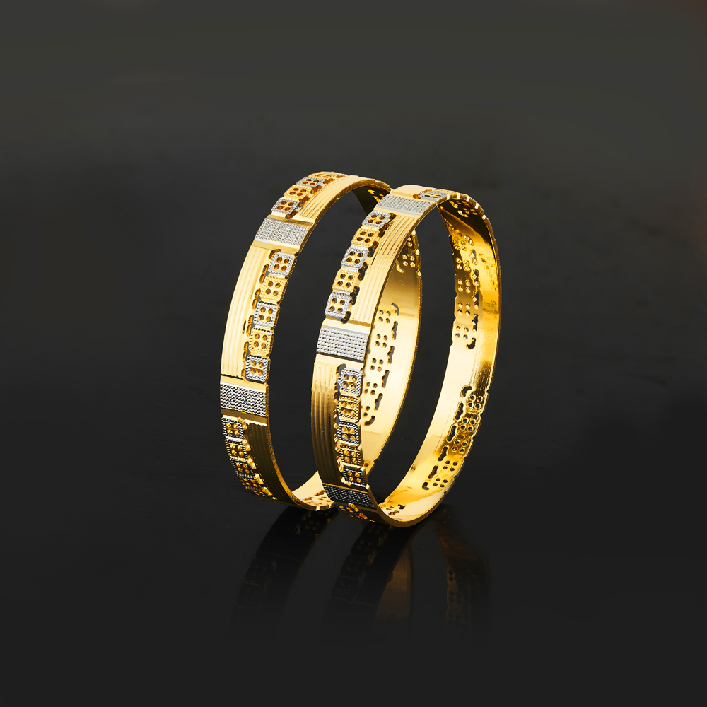 Dual-Tone Liner CNC Bangles