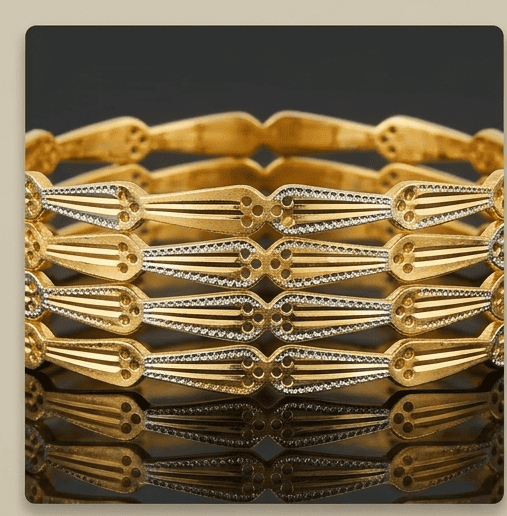 Eternal Glow Sleek Bangles - Image 1