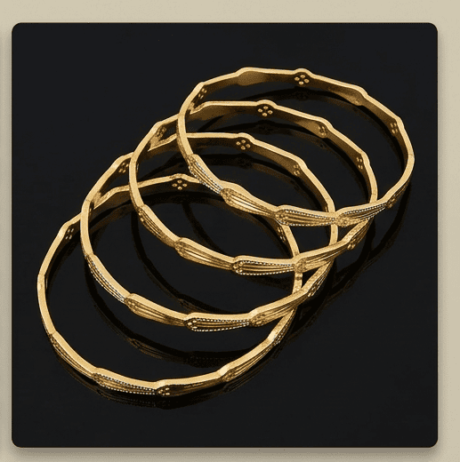 Eternal Glow Sleek Bangles - Image 2