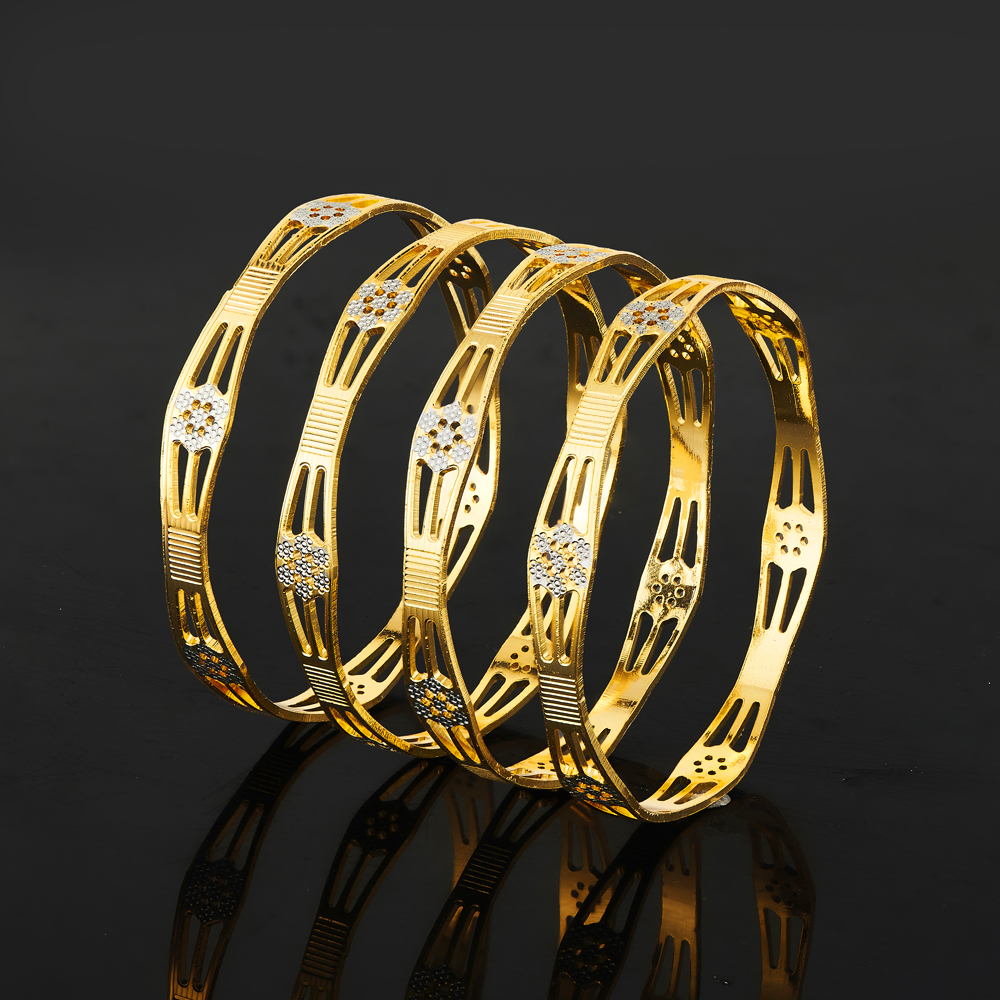 Floral Lattice Bangles alt