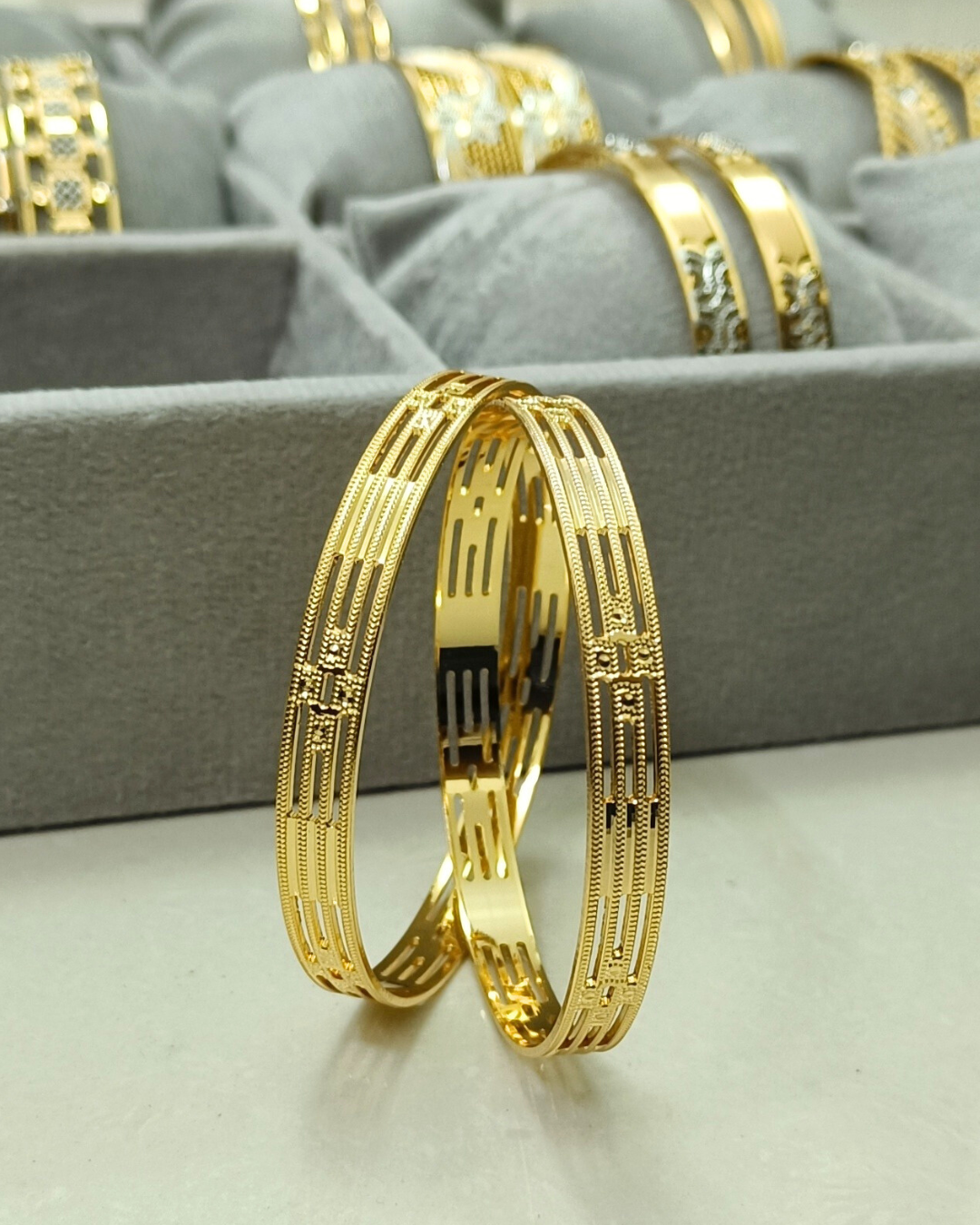 Linear Luxe Bangles