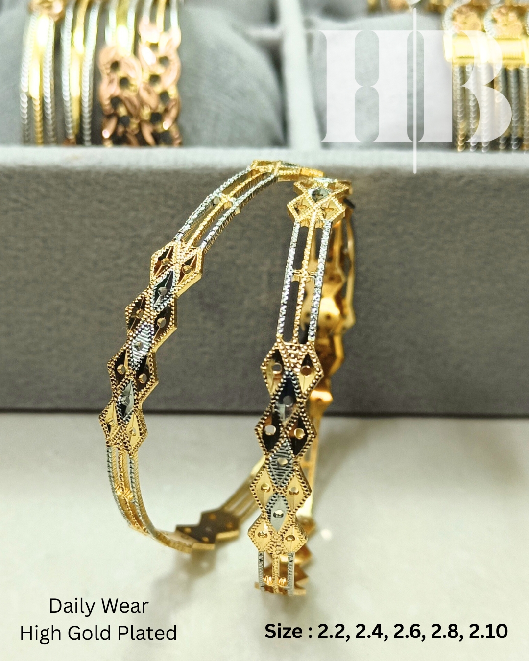 Dual-Glow Matrix Bangle — alt view